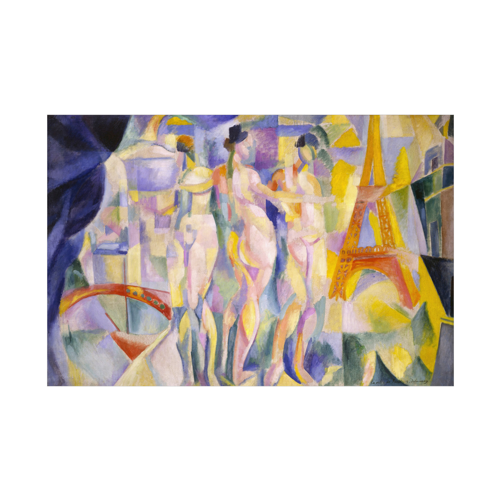 Umetnička slika ​La ville de Paris, Robert Delaunay na platnu - NS Canvas Shop