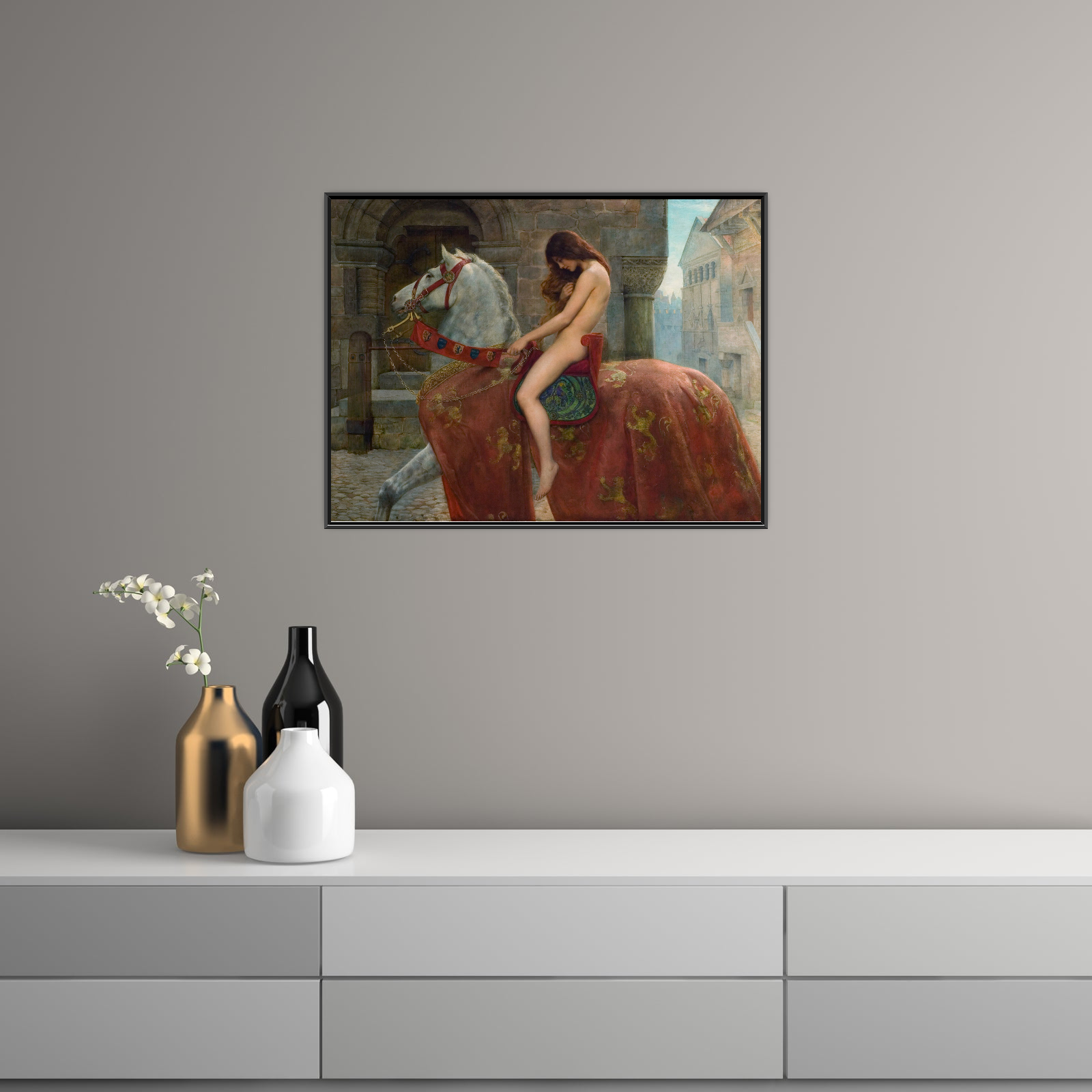 Umetnička slika ​Lady Godiva, John Collier na platnu - NS Canvas Shop