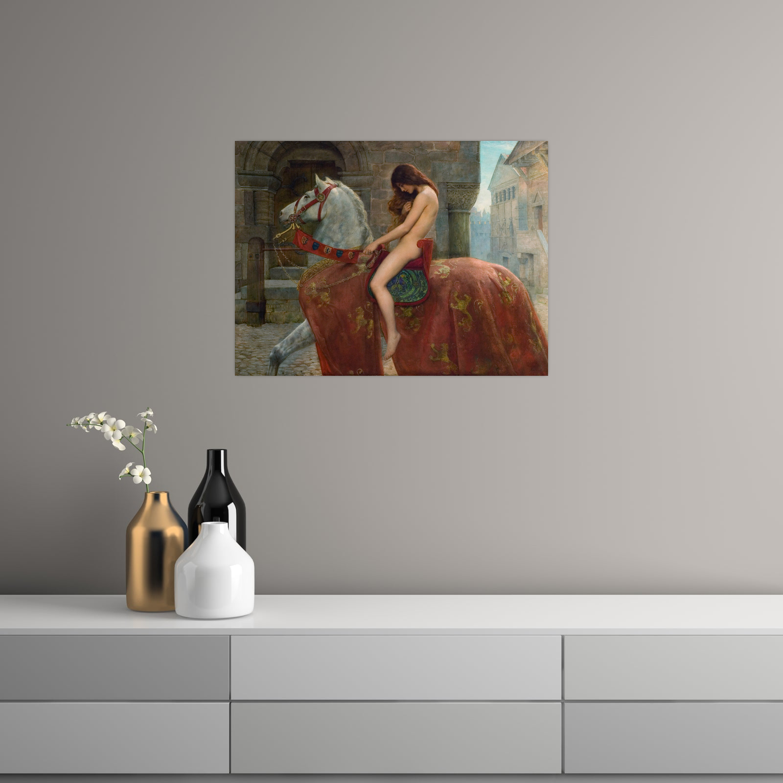 Umetnička slika ​Lady Godiva, John Collier na platnu - NS Canvas Shop