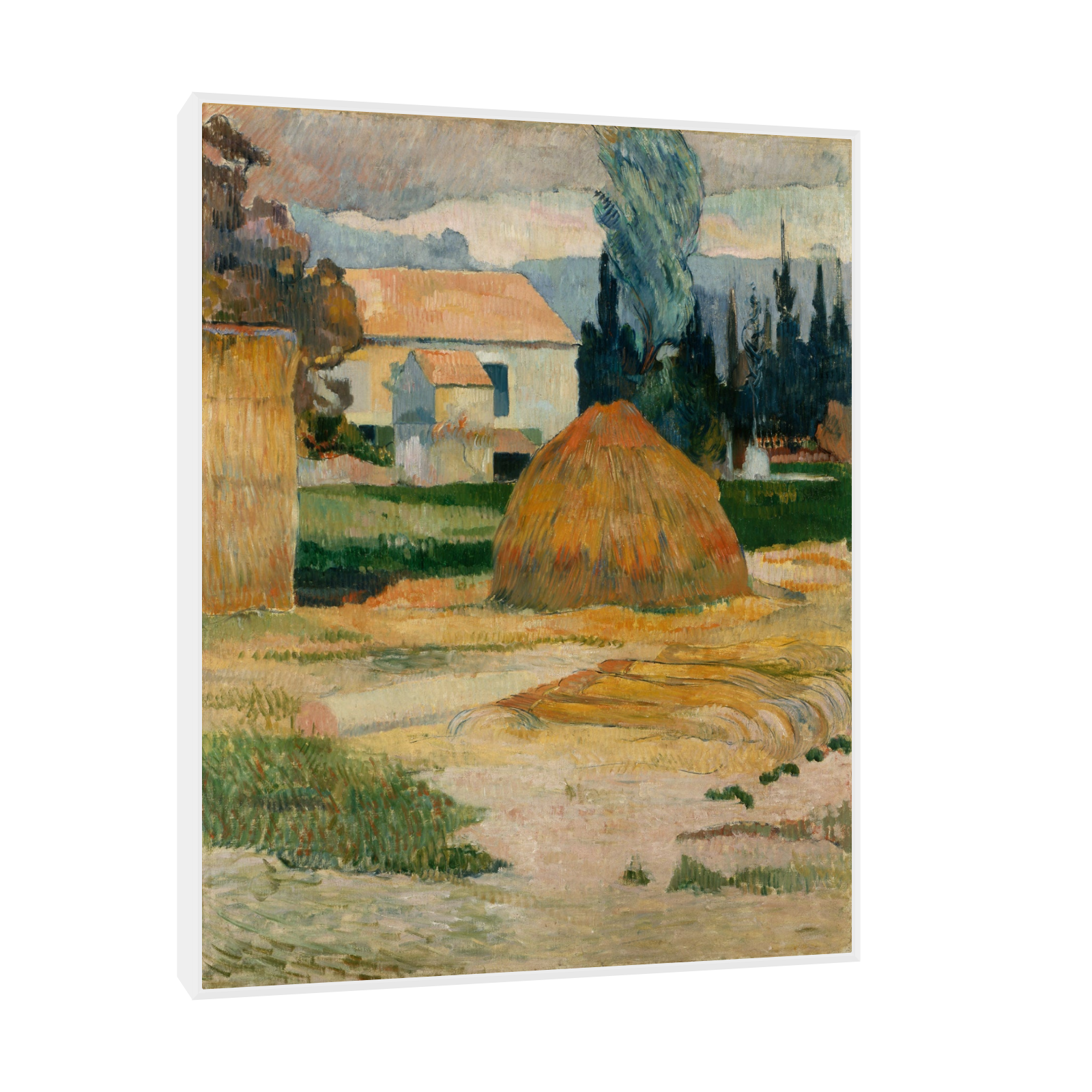 Umetnička slika ​Landscape Near Arles, Paul Gauguin na platnu - NS Canvas Shop