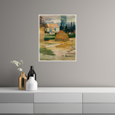 Umetnička slika ​Landscape Near Arles, Paul Gauguin na platnu - NS Canvas Shop