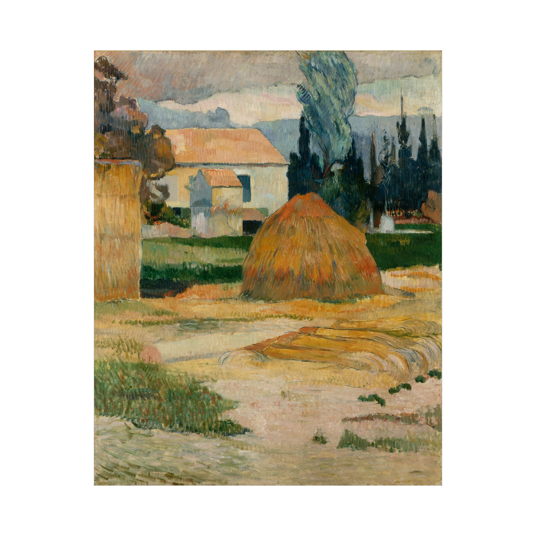 Umetnička slika ​Landscape Near Arles, Paul Gauguin na platnu - NS Canvas Shop