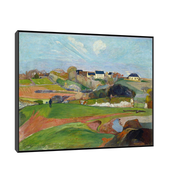 Umetnička slika ​Landscape at Le Pouldu, Paul Gauguin na platnu - NS Canvas Shop