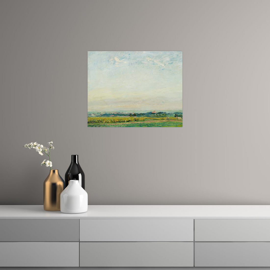 Umetnička slika ​Landscape from Palatinate, Max Slevogt na platnu - NS Canvas Shop