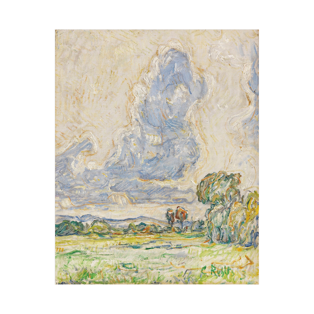 Umetnička slika ​Landschaft, Christian Rohlfs na platnu - NS Canvas Shop