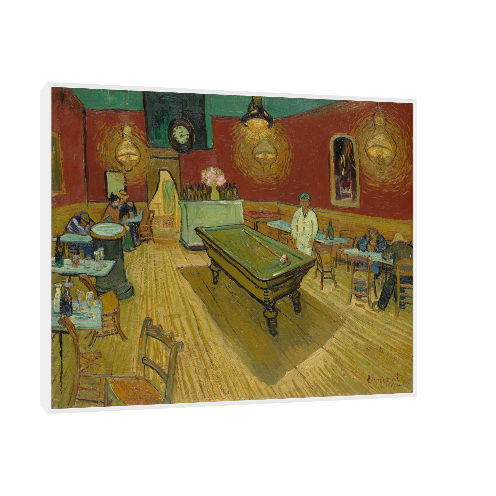 Umetnička slika ​Le café de nuit, Vincent van Gogh na platnu - NS Canvas Shop