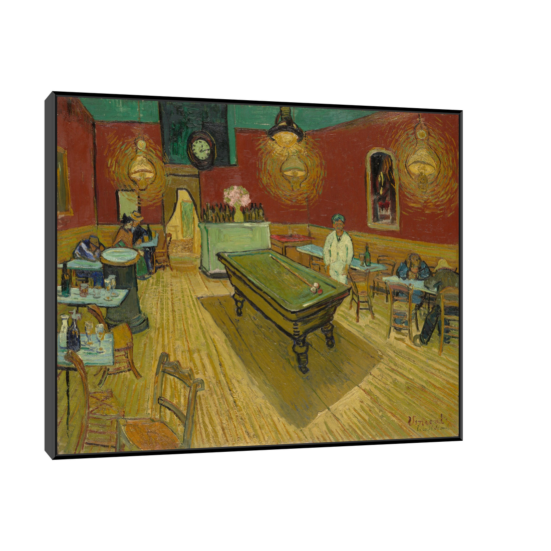 Umetnička slika ​Le café de nuit, Vincent van Gogh na platnu - NS Canvas Shop