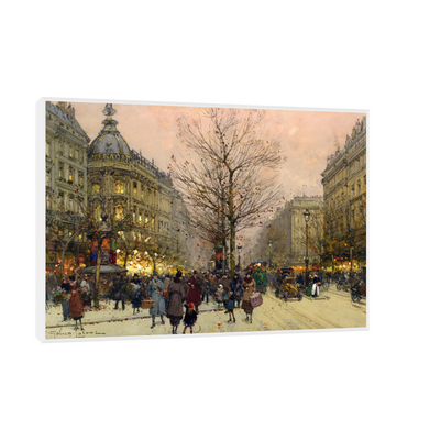 Umetnička slika ​Les Grands Boulevards, Paris,Eugène Galien-Laloue na platnu - NS Canvas Shop