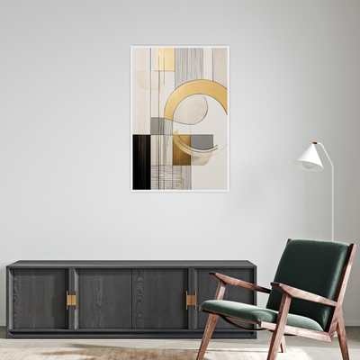 Umetnička slika ​Lirične linije na platnu - NS Canvas Shop