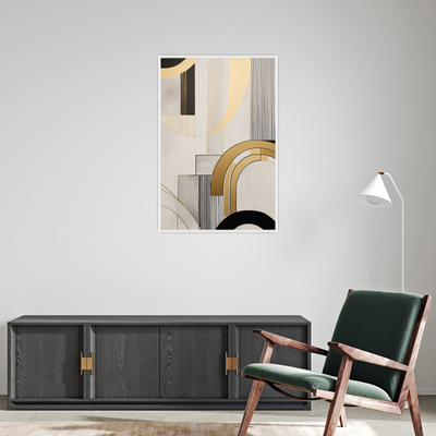 Umetnička slika ​Lirične linije 2 na platnu - NS Canvas Shop