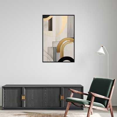 Umetnička slika ​Lirične linije 2 na platnu - NS Canvas Shop