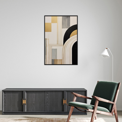 Umetnička slika ​Lirične linije 3 na platnu - NS Canvas Shop