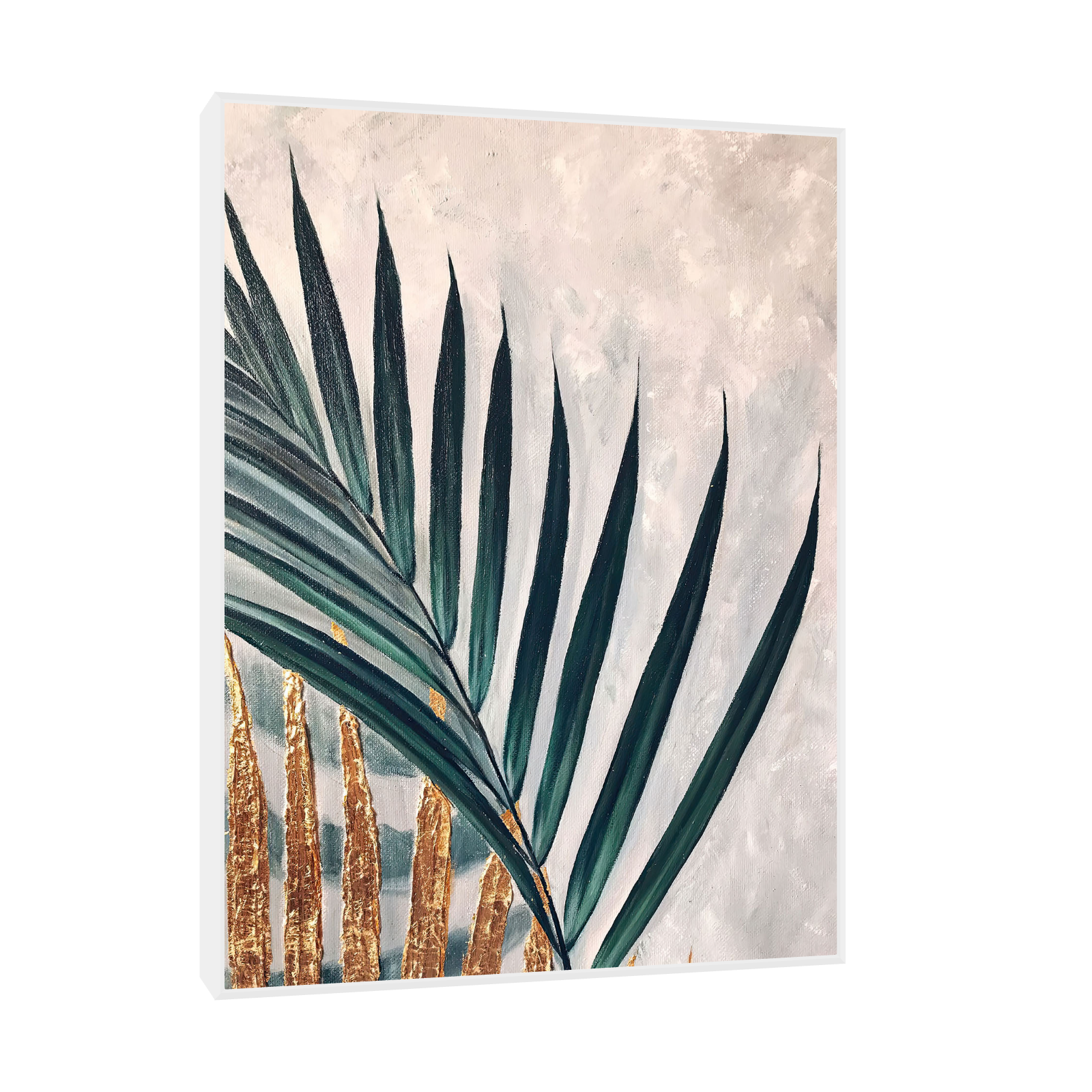 Umetnička slika ​Listovi palme na platnu - NS Canvas Shop