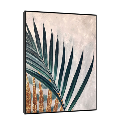 Umetnička slika ​Listovi palme na platnu - NS Canvas Shop