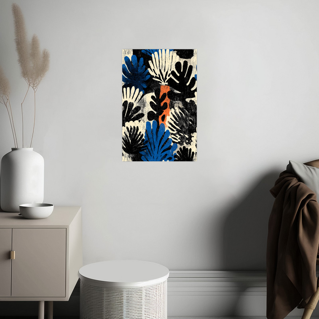 Listovi u plavim tonovima