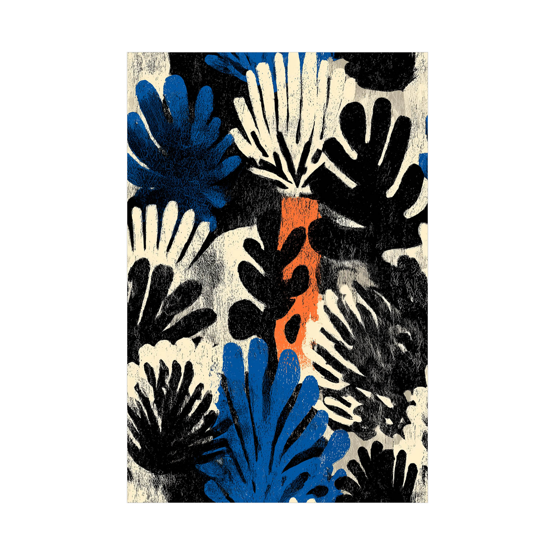 Listovi u plavim tonovima