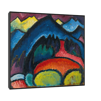 Umetnička slika ​Lithograph Blue, The Boat, Wassily Kandinsky na platnu - NS Canvas Shop