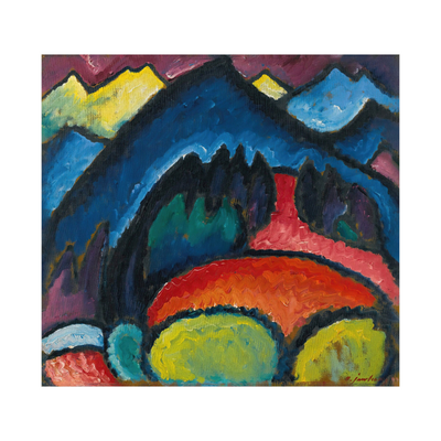Umetnička slika ​Lithograph Blue, The Boat, Wassily Kandinsky na platnu - NS Canvas Shop