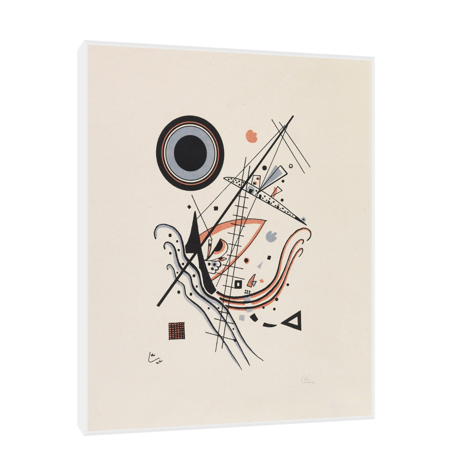 Umetnička slika ​Lithographie ‘Blau’, Wassily Kandinsky na platnu - NS Canvas Shop