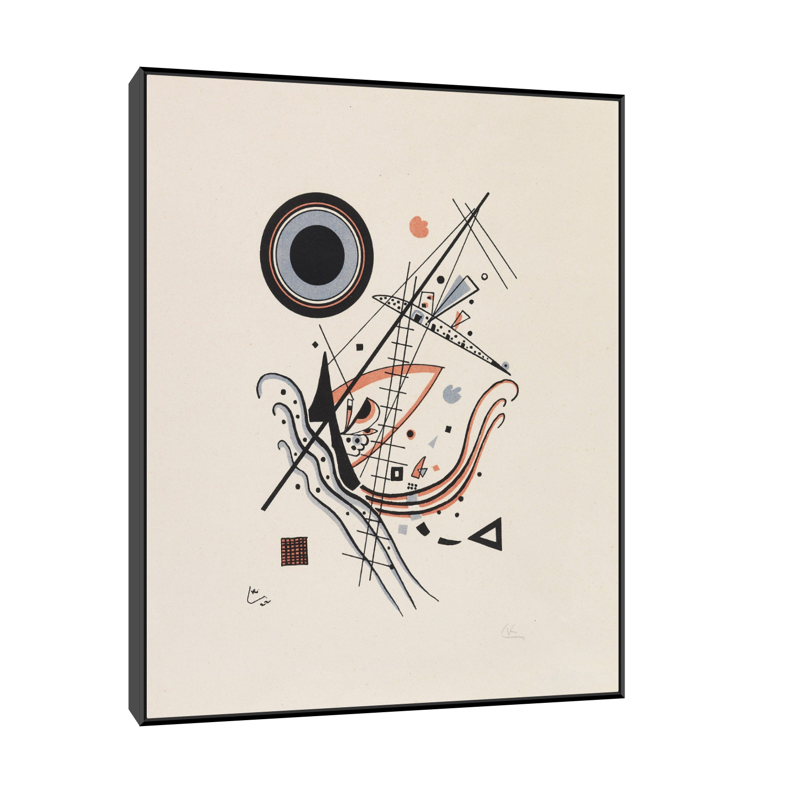 Umetnička slika ​Lithographie ‘Blau’, Wassily Kandinsky na platnu - NS Canvas Shop