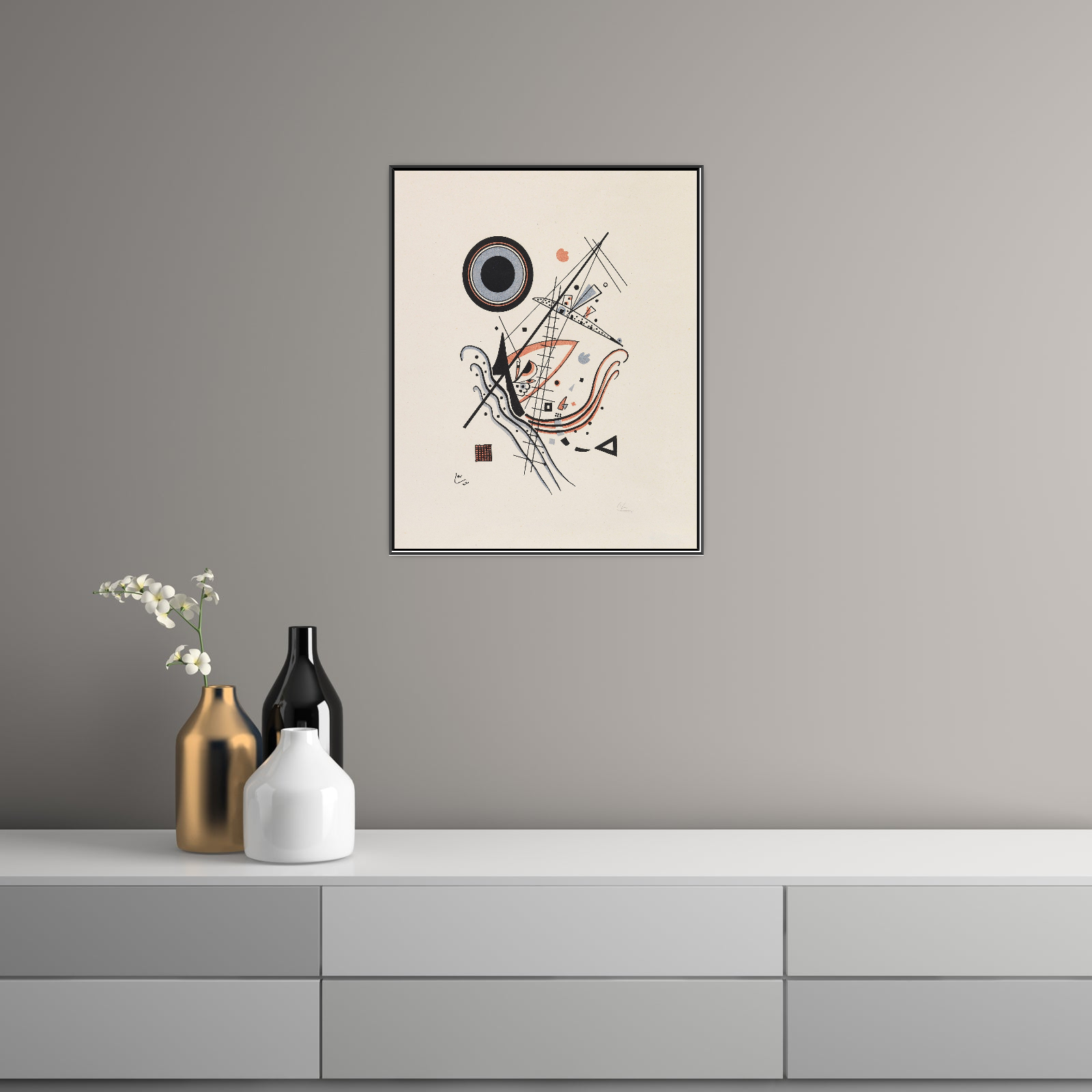 Umetnička slika ​Lithographie ‘Blau’, Wassily Kandinsky na platnu - NS Canvas Shop