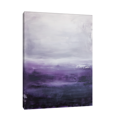 Umetnička slika ​Ljubičasti pejzaž na platnu - NS Canvas Shop