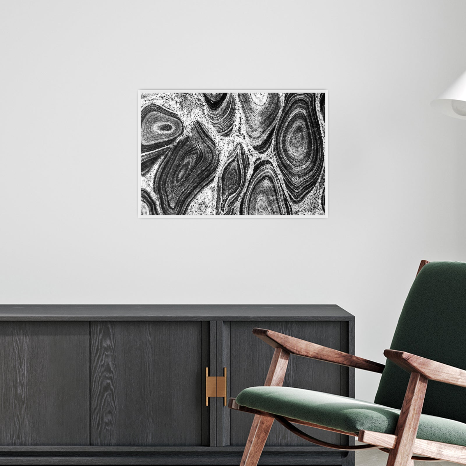 Umetnička slika ​Loptasti granit (Finska) na platnu - NS Canvas Shop