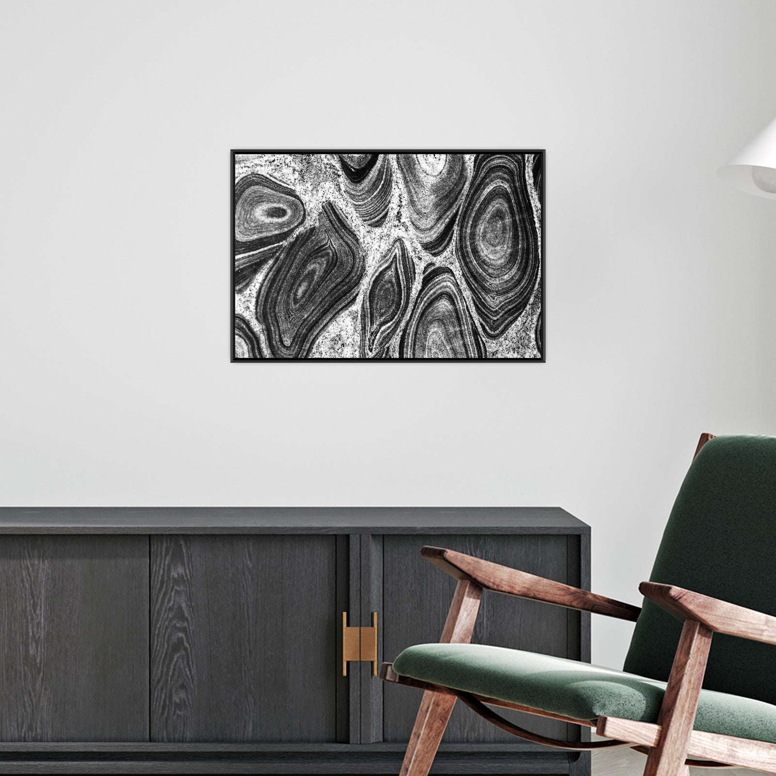 Umetnička slika ​Loptasti granit (Finska) na platnu - NS Canvas Shop