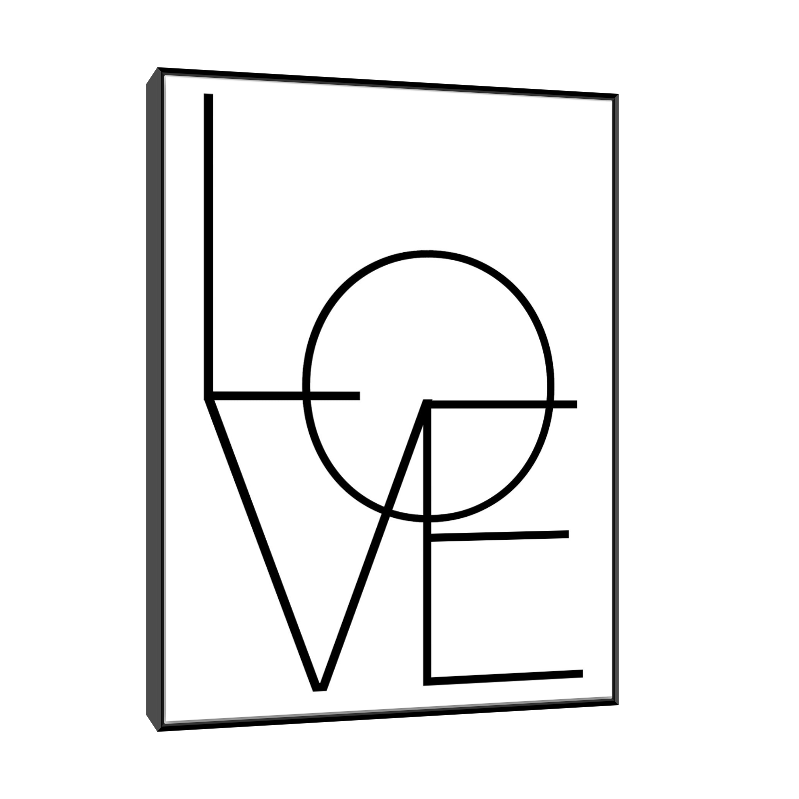 Umetnička slika ​Love na platnu - NS Canvas Shop