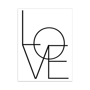 Umetnička slika ​Love na platnu - NS Canvas Shop
