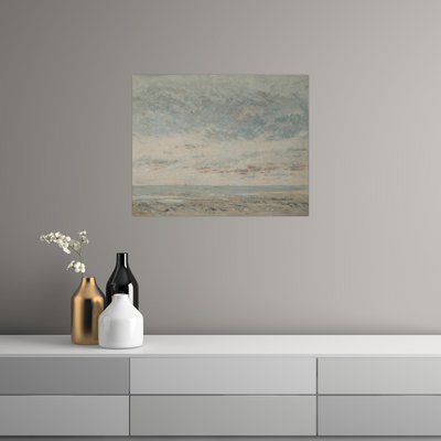 Umetnička slika ​Low Tide at Trouville, Gustave Courbet na platnu - NS Canvas Shop