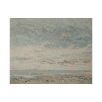 Umetnička slika ​Low Tide at Trouville, Gustave Courbet na platnu - NS Canvas Shop