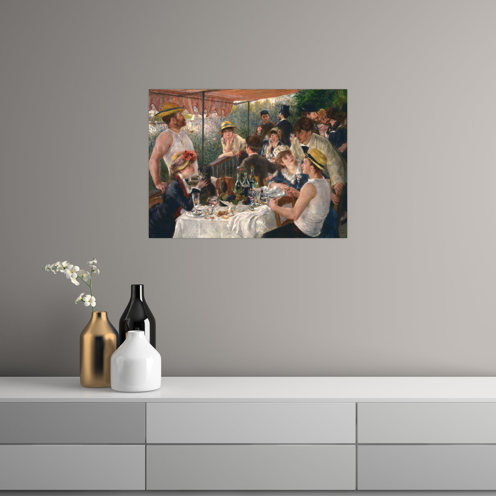 Umetnička slika ​Luncheon of the Boating Party, Pierre-Auguste Renoir na platnu - NS Canvas Shop