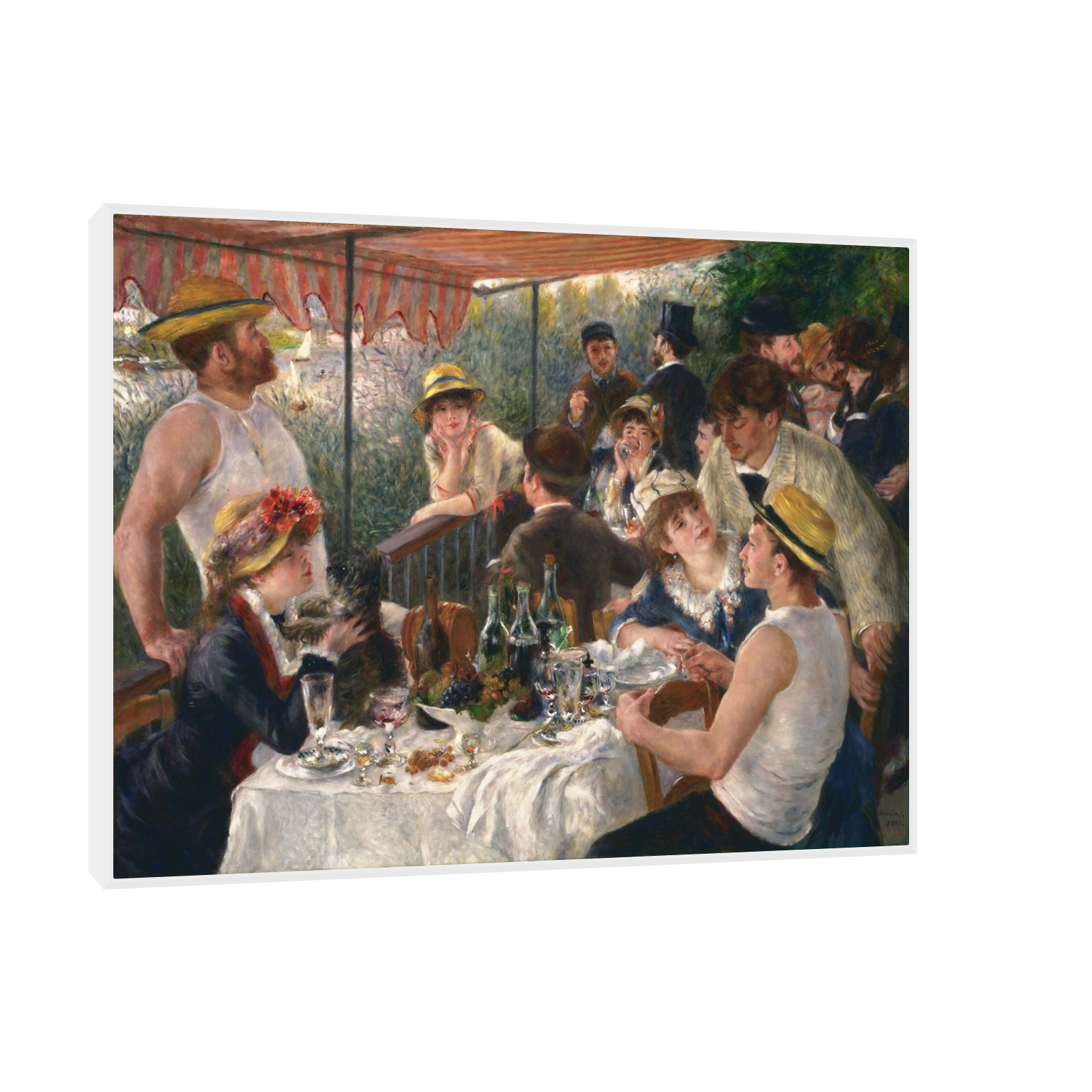 Umetnička slika ​Luncheon of the Boating Party, Pierre-Auguste Renoir na platnu - NS Canvas Shop