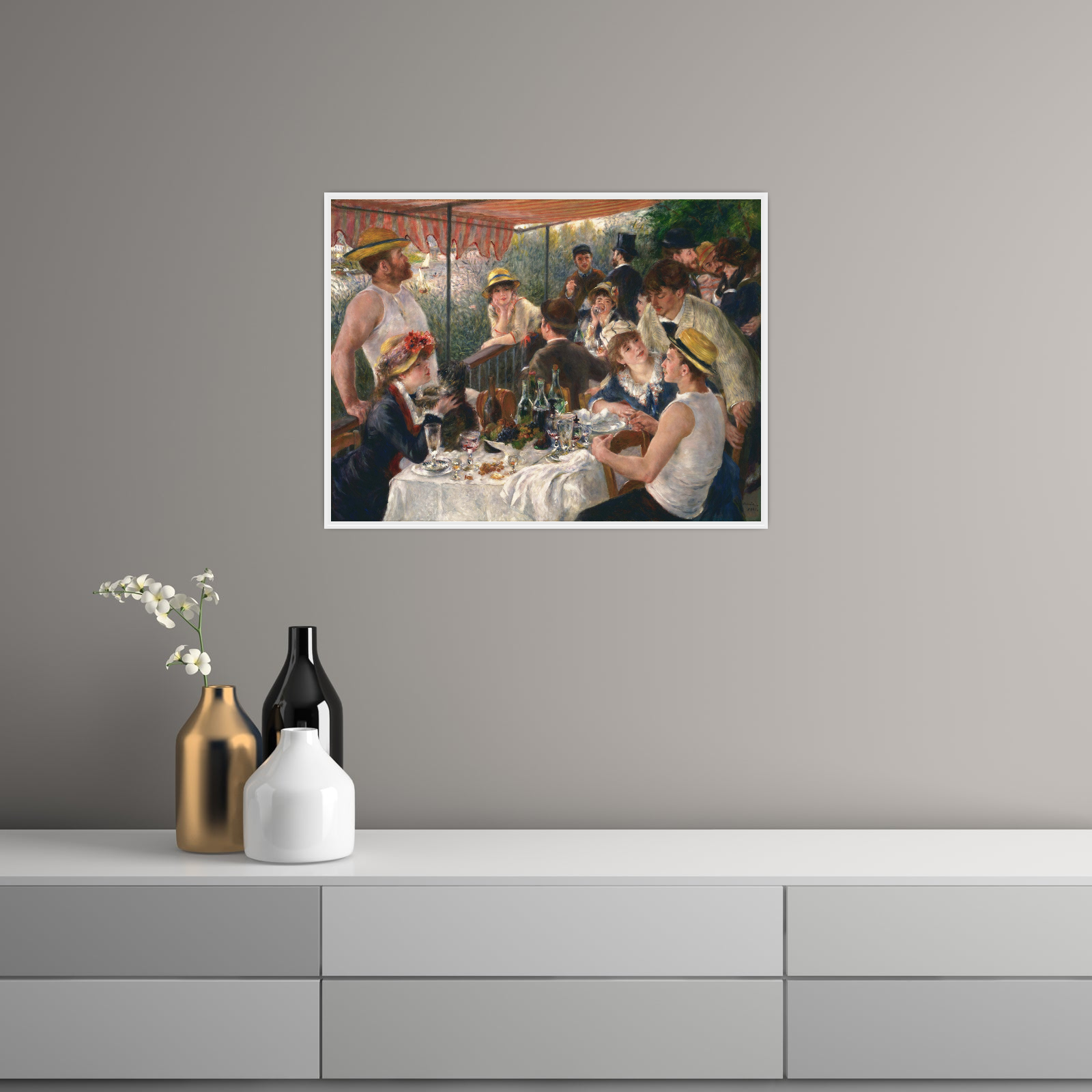 Umetnička slika ​Luncheon of the Boating Party, Pierre-Auguste Renoir na platnu - NS Canvas Shop