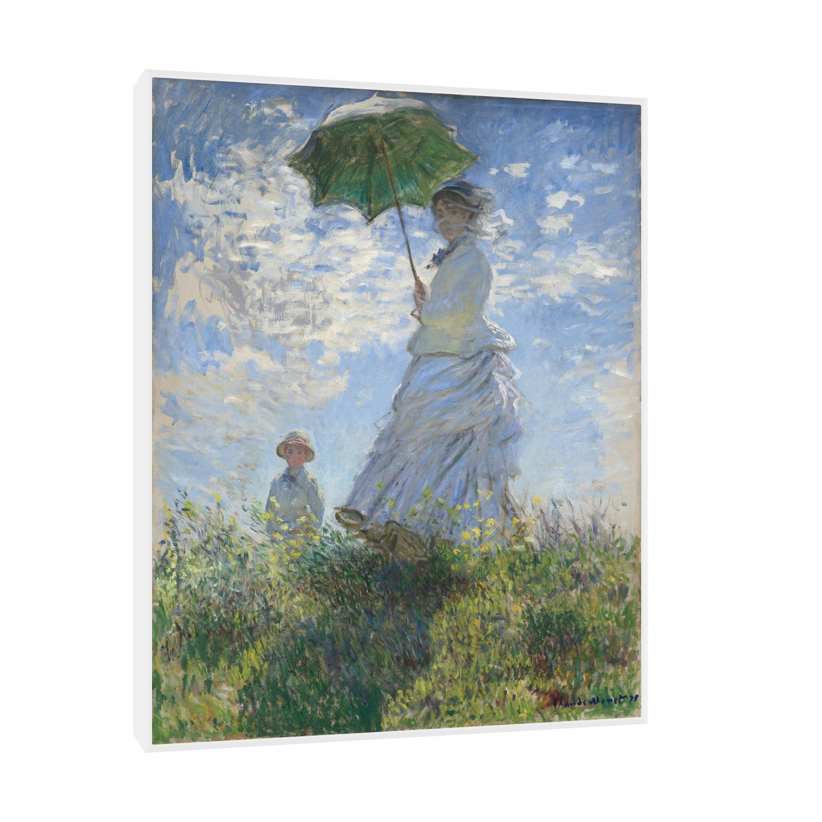 Umetnička slika ​Madame Monet and Her Son, Claude Monet na platnu - NS Canvas Shop