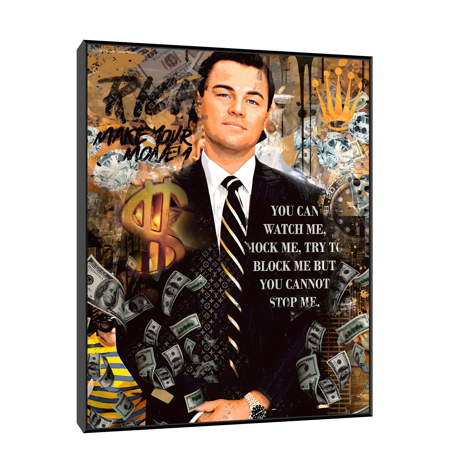 Make Your Money – Wolf of Wall Street Pop Art