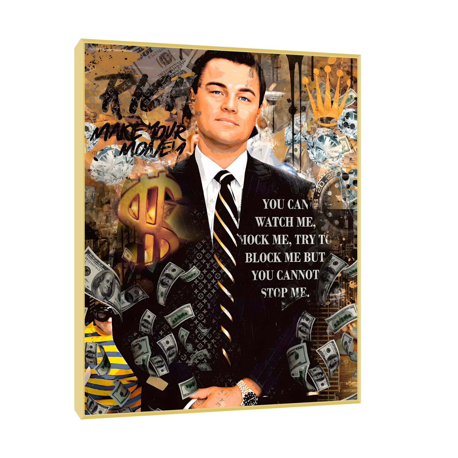 Make Your Money – Wolf of Wall Street Pop Art