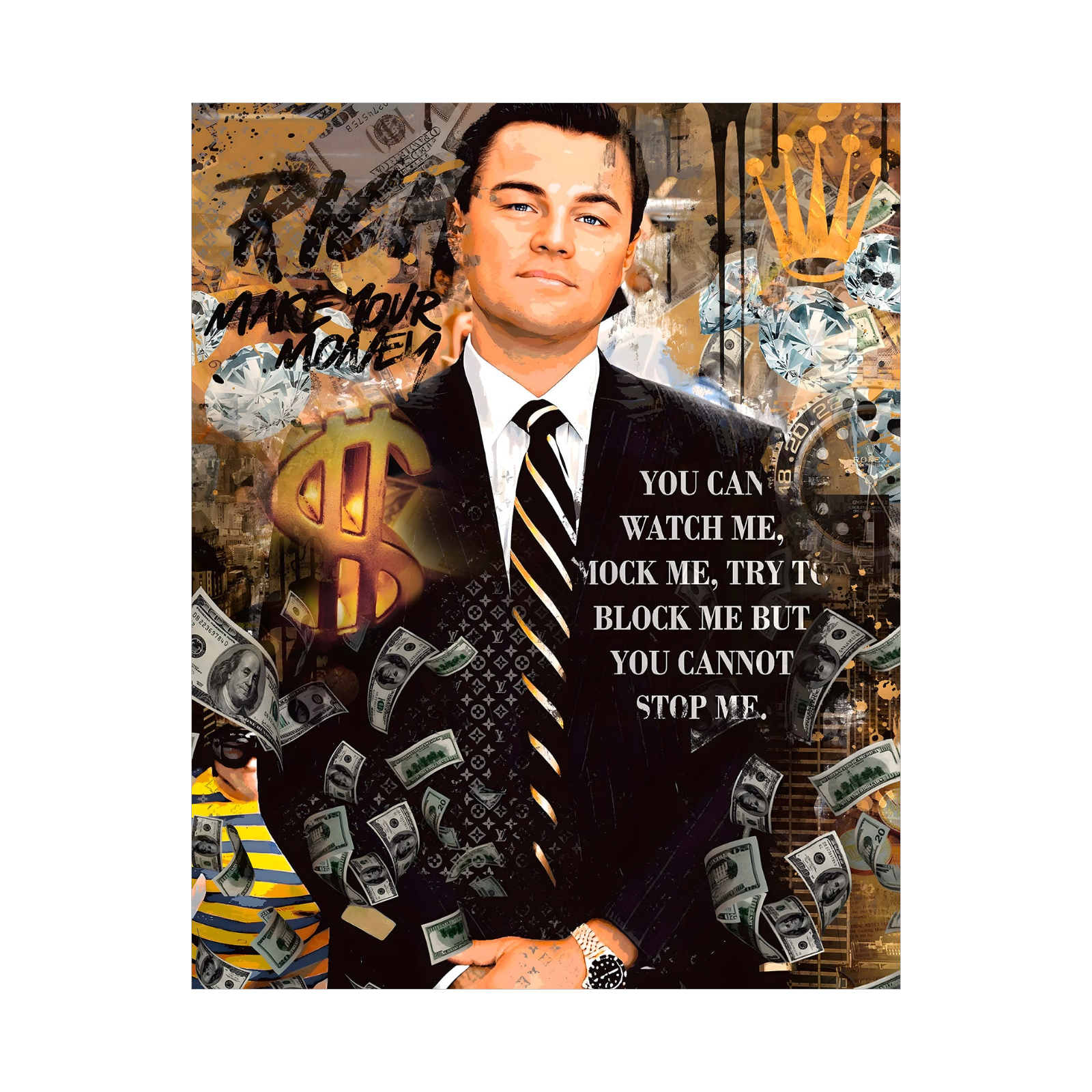 Make Your Money – Wolf of Wall Street Pop Art