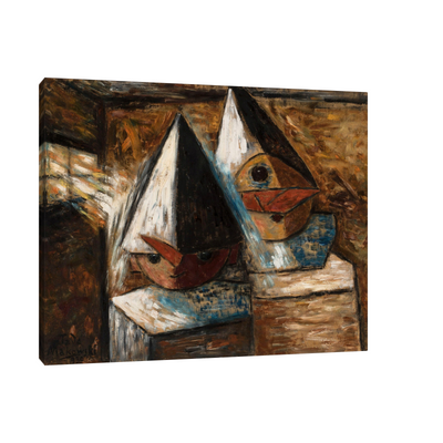 Umetnička slika ​Mali pierroci, Tadeusz Makowski na platnu - NS Canvas Shop