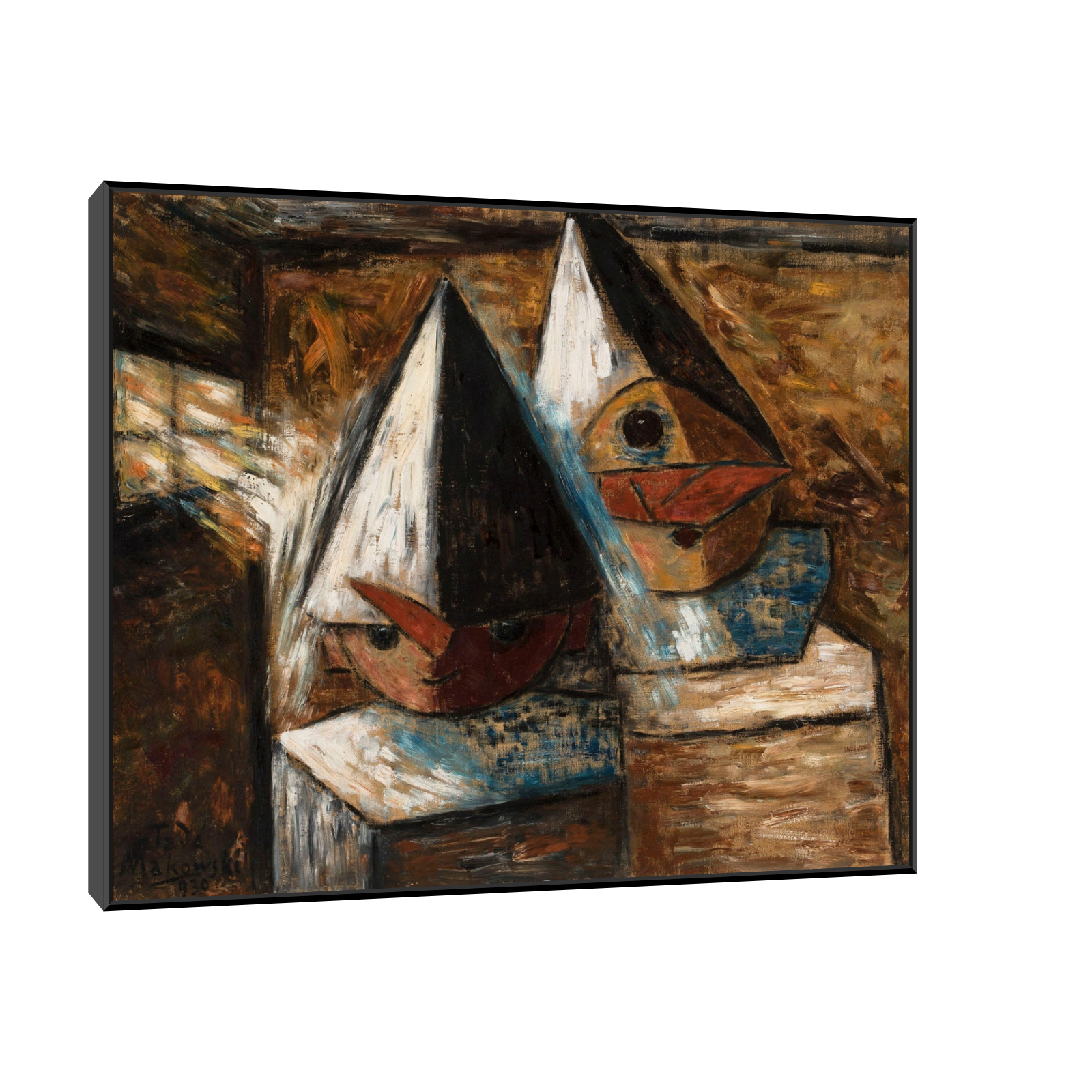 Umetnička slika ​Mali pierroci, Tadeusz Makowski na platnu - NS Canvas Shop