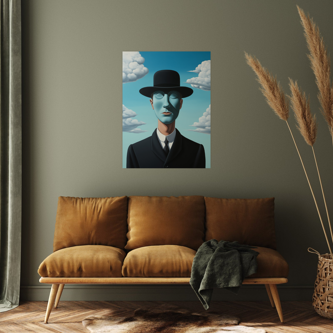 Umetnička slika ​Maska na platnu - NS Canvas Shop
