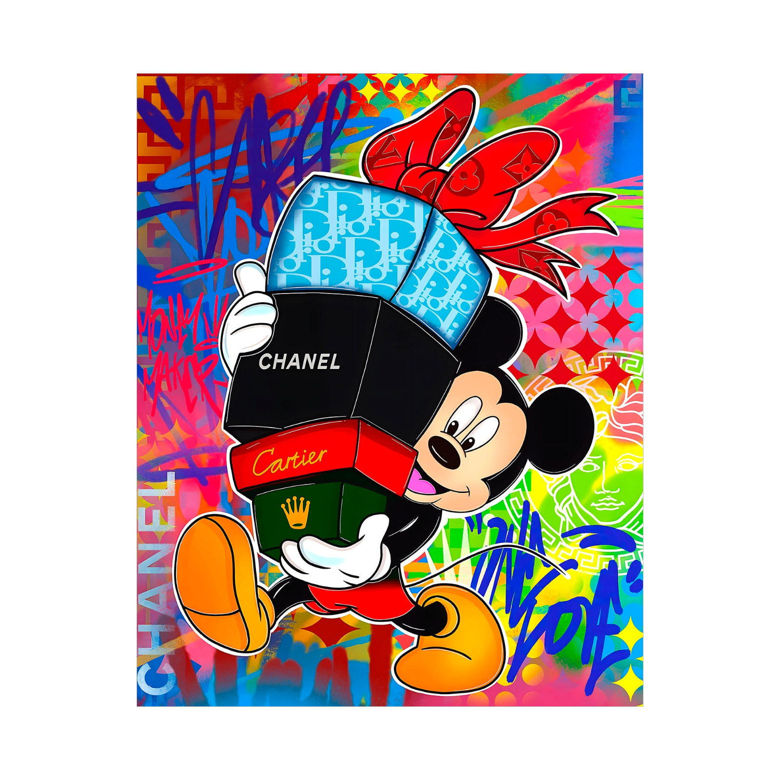 Miki Maus sa poklonima – Luksuzni Pop Art