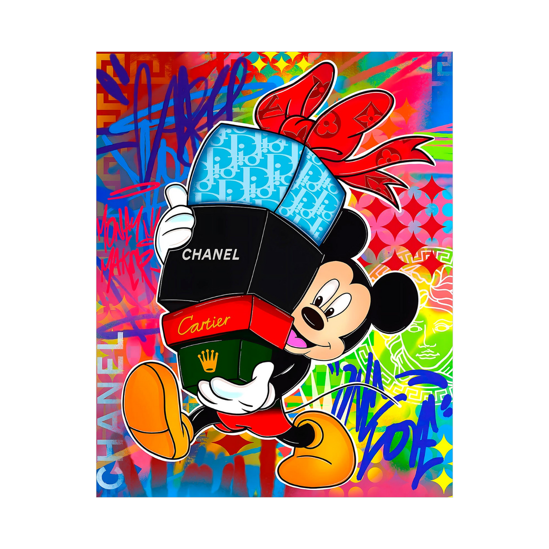 Miki Maus sa poklonima – Luksuzni Pop Art