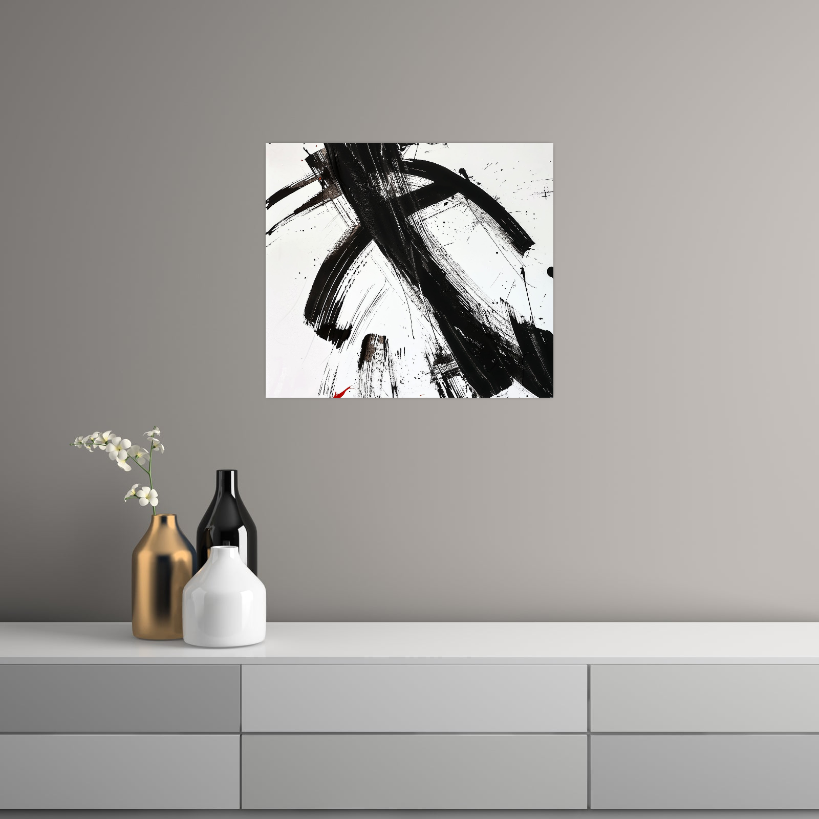 Umetnička slika ​Mimika II na platnu - NS Canvas Shop