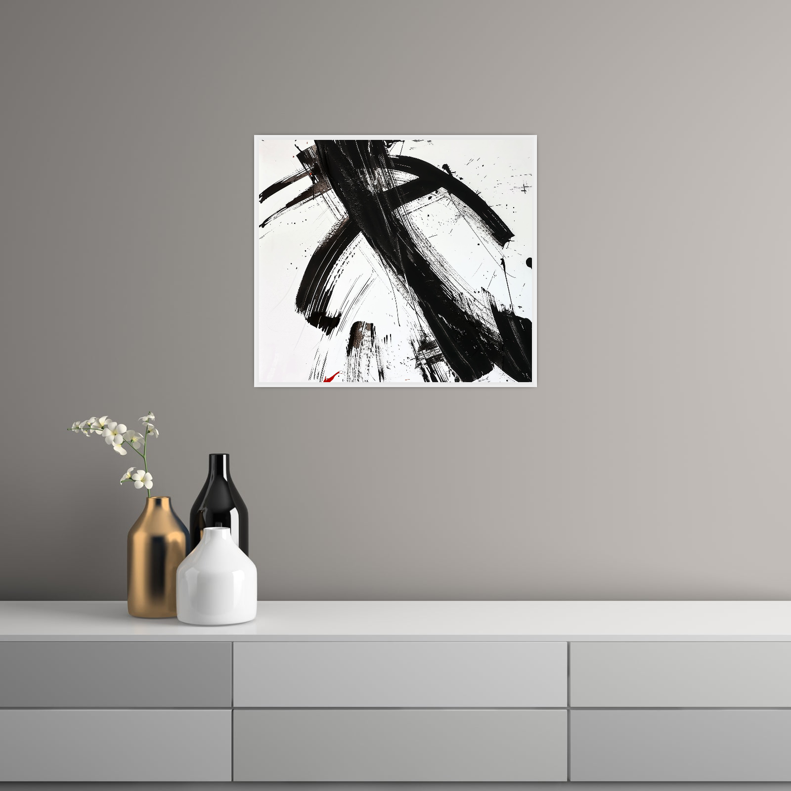 Umetnička slika ​Mimika II na platnu - NS Canvas Shop