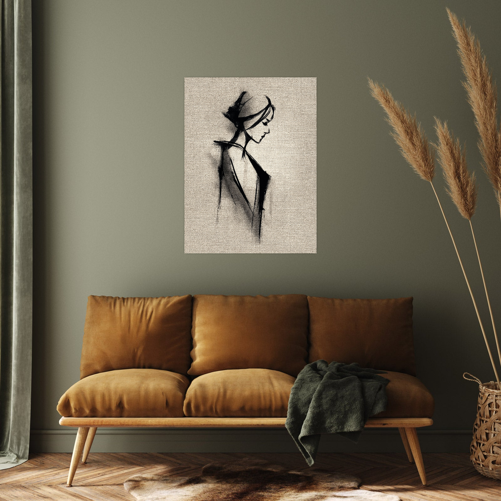Minimalistički portret žene