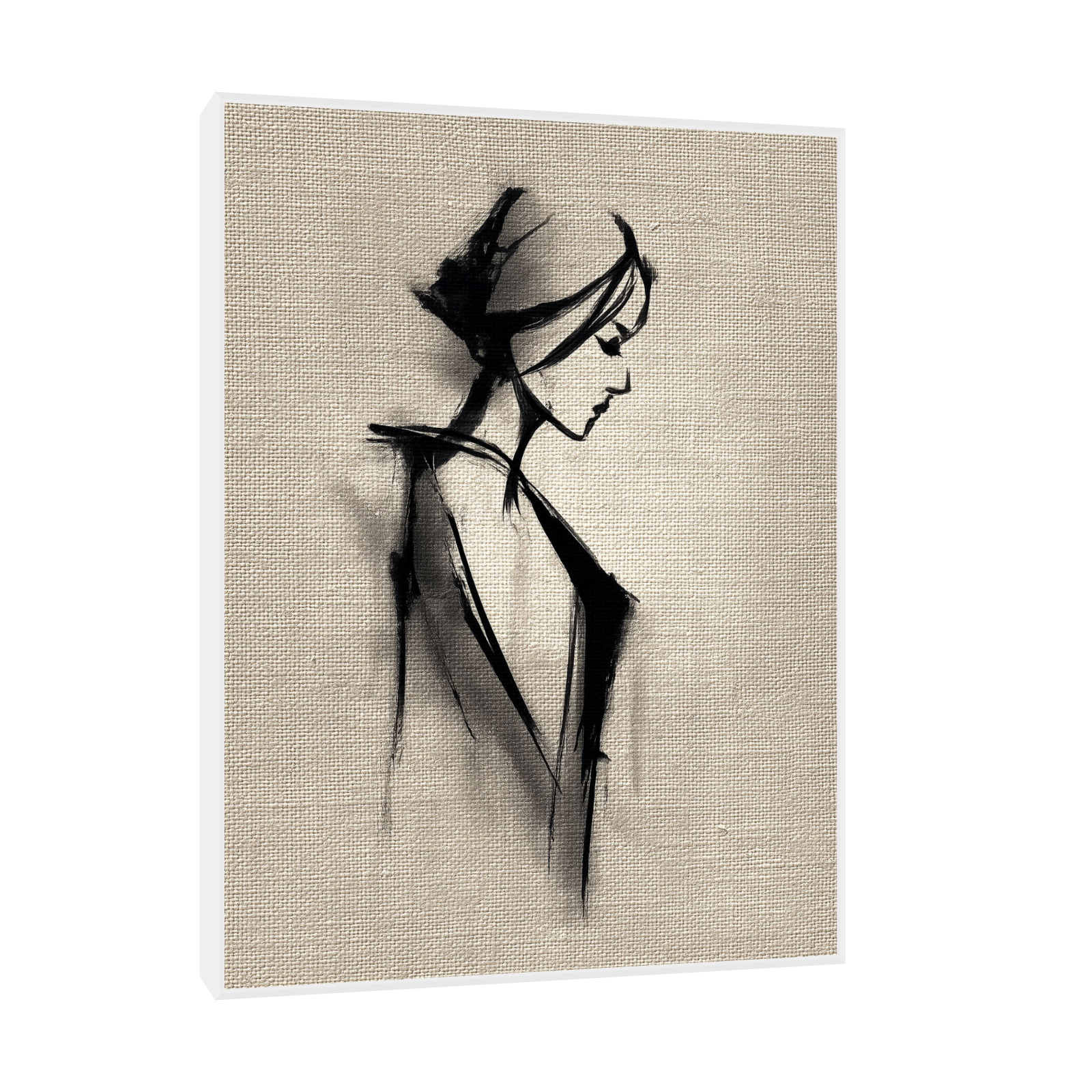Minimalistički portret žene