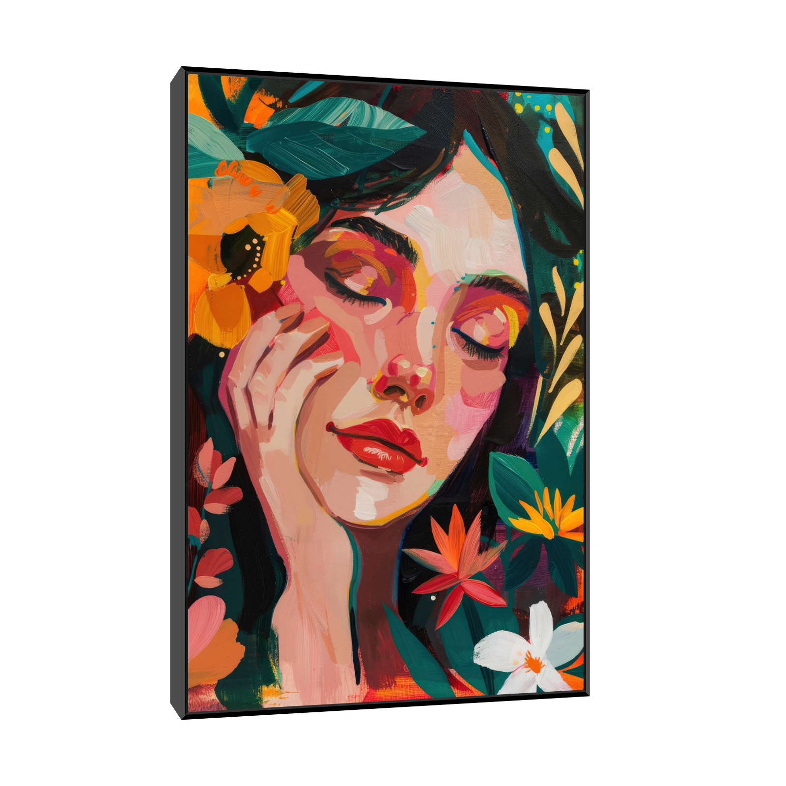 Miris boja – Portret žene u cvetnom okruženju