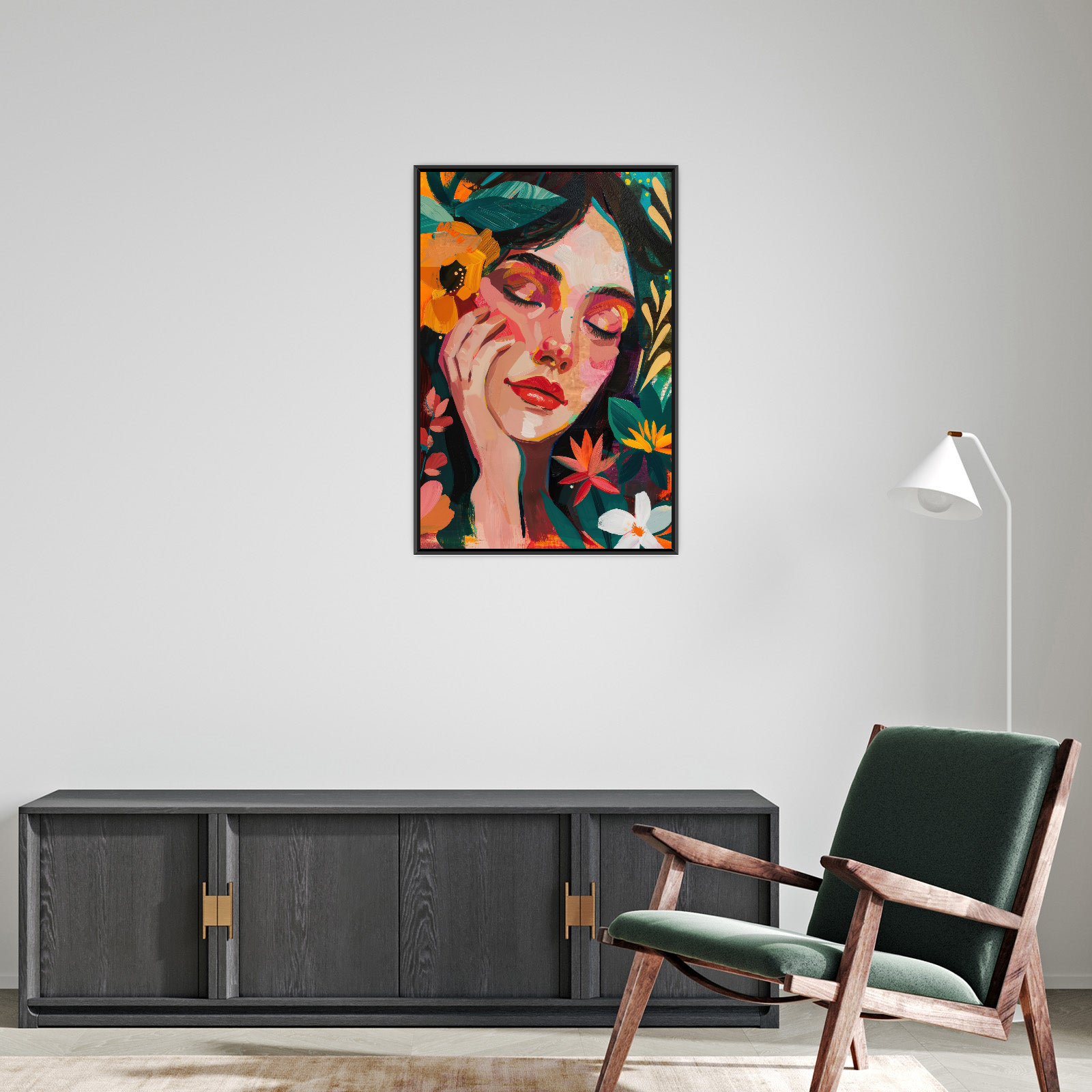 Miris boja – Portret žene u cvetnom okruženju